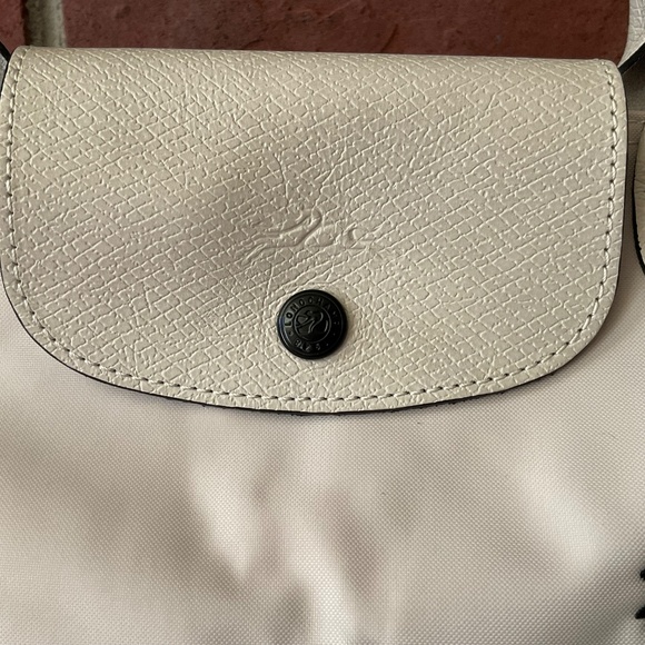 NEW Longchamp Le Pliage Club Small Cream Tote Bag NWOT - Picture 3 of 15